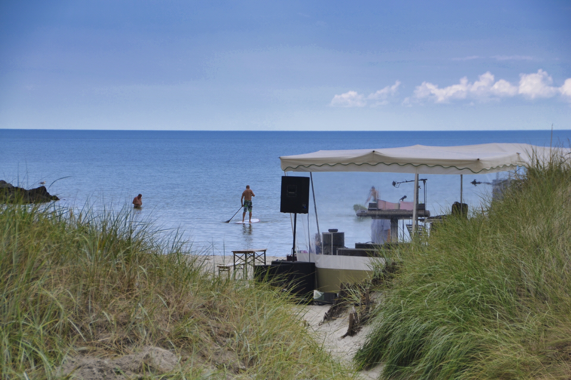 Live Musik direkt am Strand